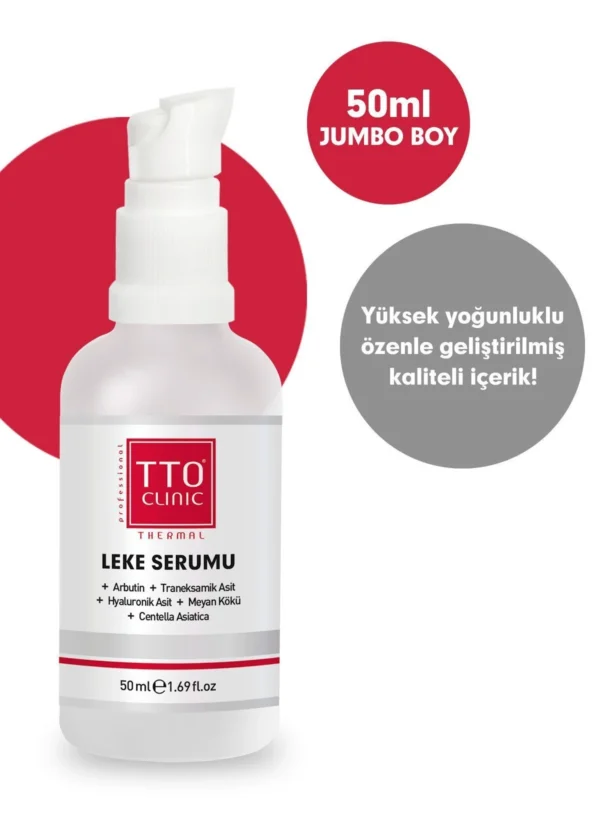 TTO Clınıc Leke Serumu 50 ml (Arbutin, Meyan Kökü , Traneksamik Asit) - Görsel 8