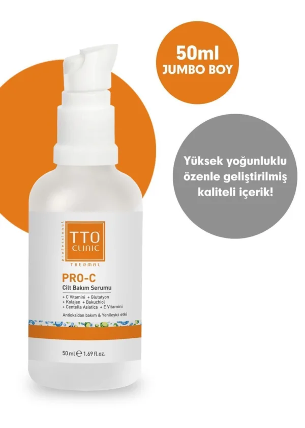 TTO Clinic Pro - C Cilt Bakım Serumu 50 ML - Görsel 5