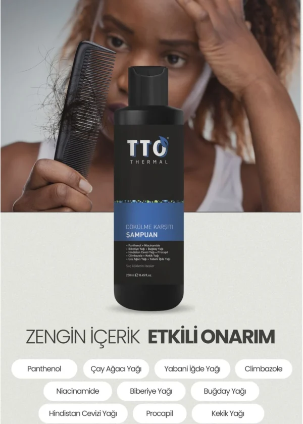 TTO Thermal Dökülme Karşıtı Şampuan 250 ML - Görsel 3