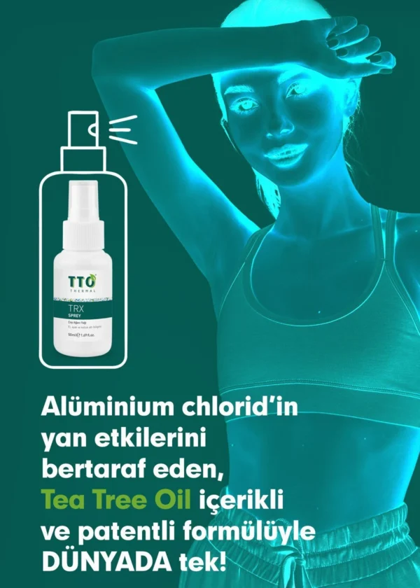 TTO Trx El,ayak, Koltuk Altı Terleme Önleyici Sprey 50 ml (çay Ağacı Yağı / Tea Tree Oil ) - Görsel 3