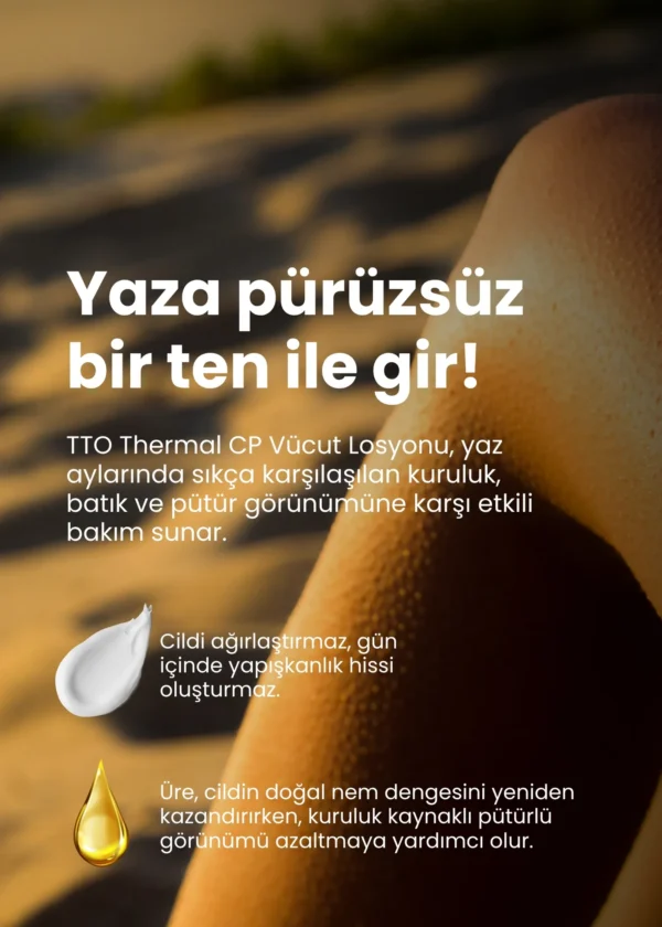 TTO Vücut Losyonu Cp 200ml Keratosis Pilaris Ve Batık (Tavuk Derisi Görümüne Karşı) - Görsel 3
