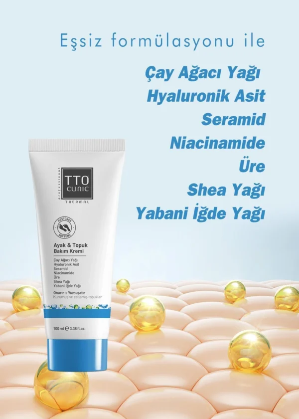TTO Clinic Ayak & Topuk Bakım Kremi 100 ML - Görsel 4