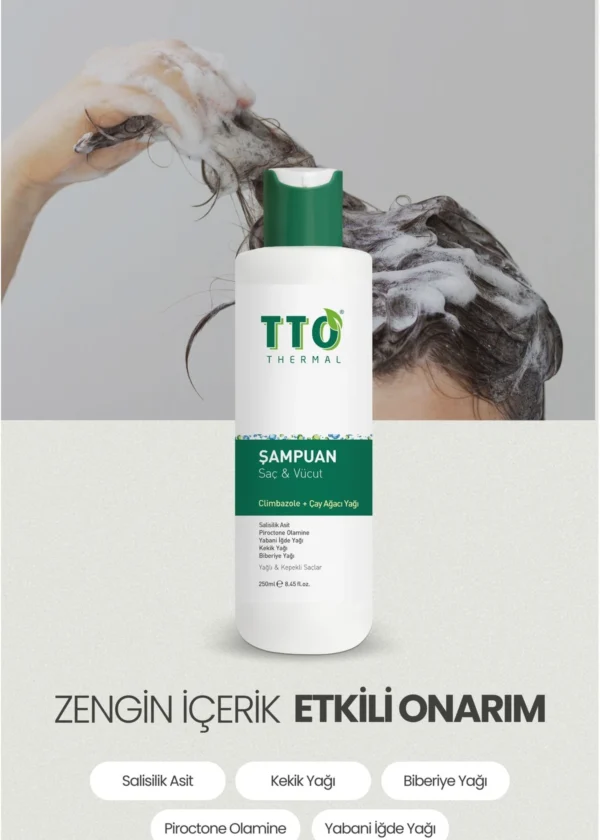 TTO Saç ve Vücut Şampuanı 250ML - Görsel 3