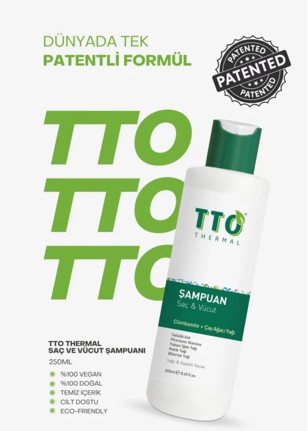 TTO Saç ve Vücut Şampuanı 250ML - Görsel 4