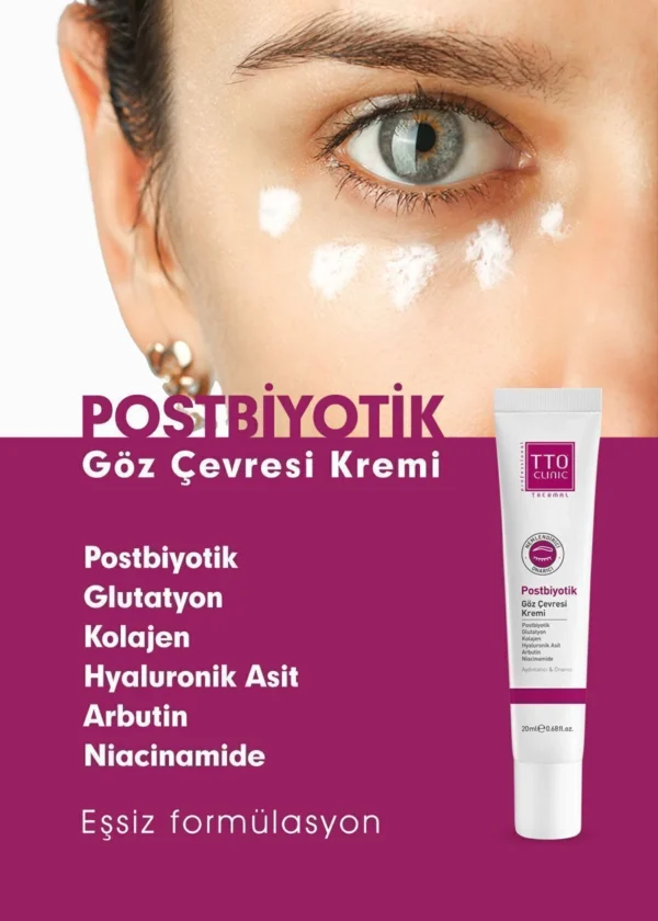 TTO CLINIC Postbiyotik Göz Çevresi Kremi 20 ml - Görsel 3